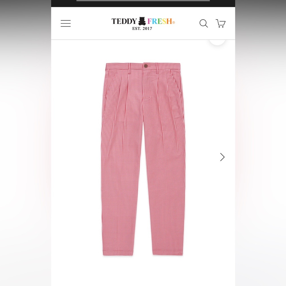 Teddy Fresh womens double pleat trouser